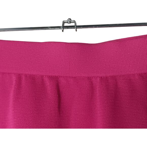Authentic Yves Saint Laurent Pink Pleated Wool Blend Skirt Lined SZ 4-6 - Picture 11 of 16